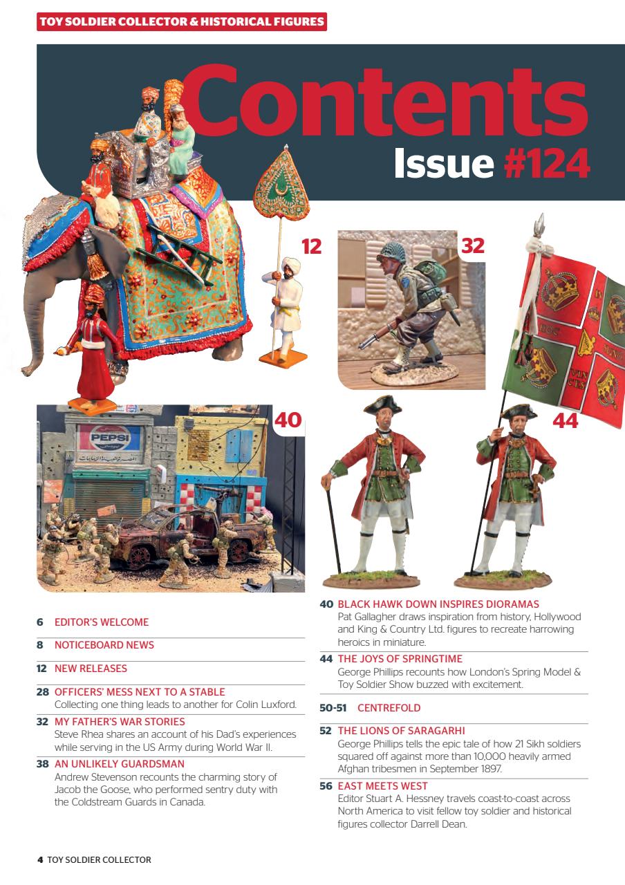 Toy Soldier Collector and Historical Figures Preview Pages