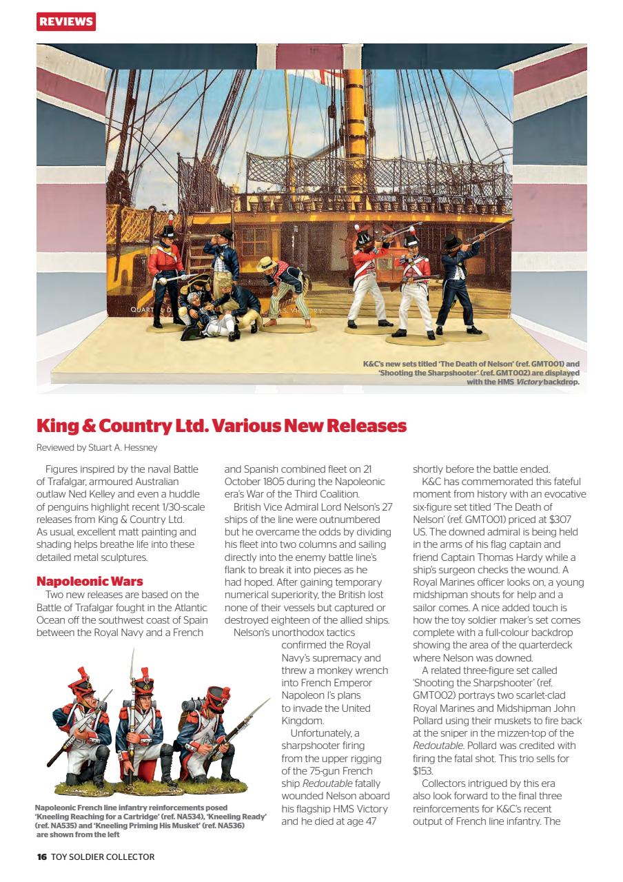 Toy Soldier Collector and Historical Figures Preview Pages