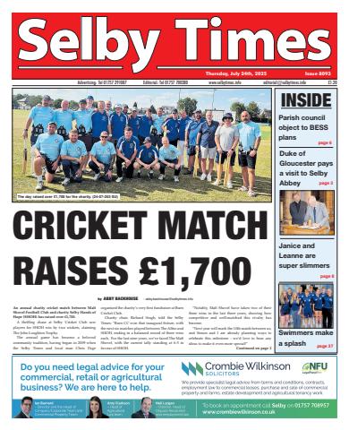 Selby Times issue July 24th 2025