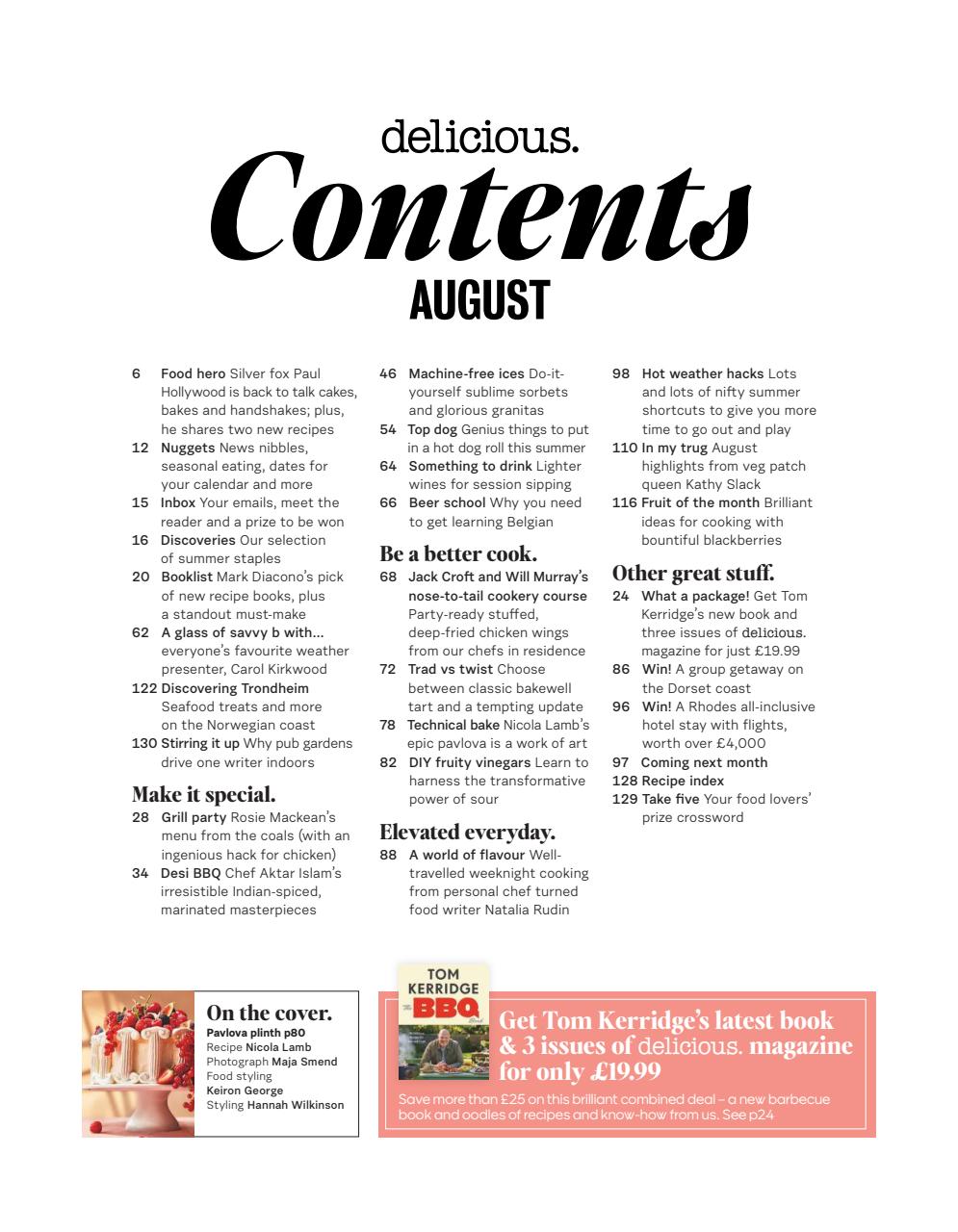 delicious. Magazine Preview Pages