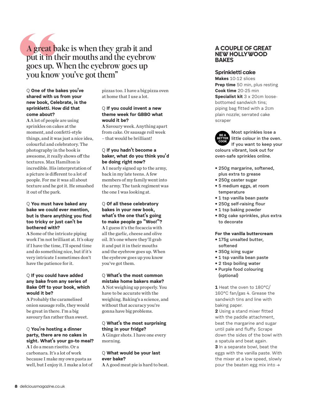 delicious. Magazine Preview Pages