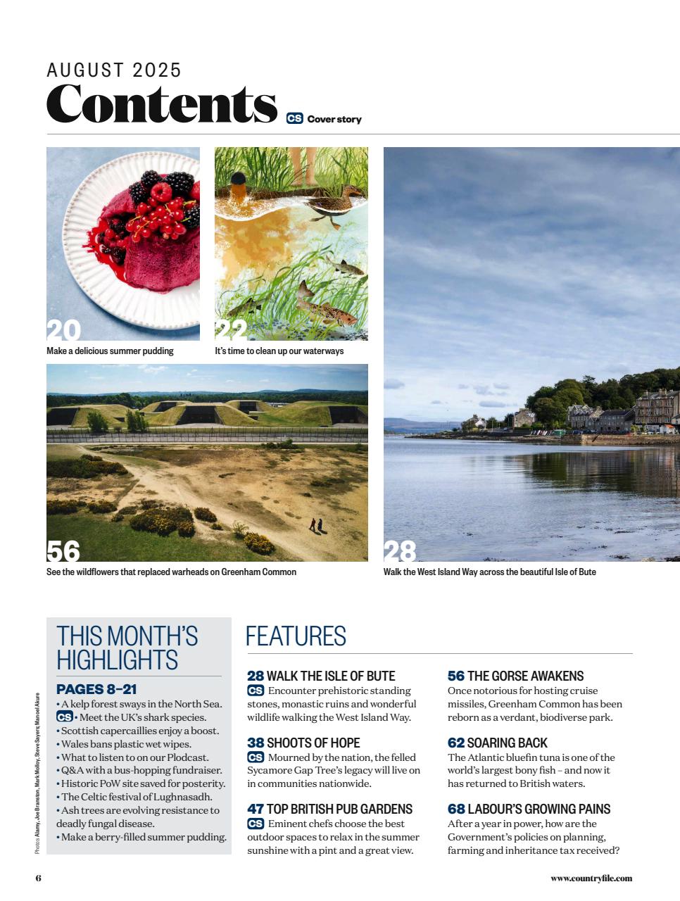 BBC Countryfile Magazine Preview Pages