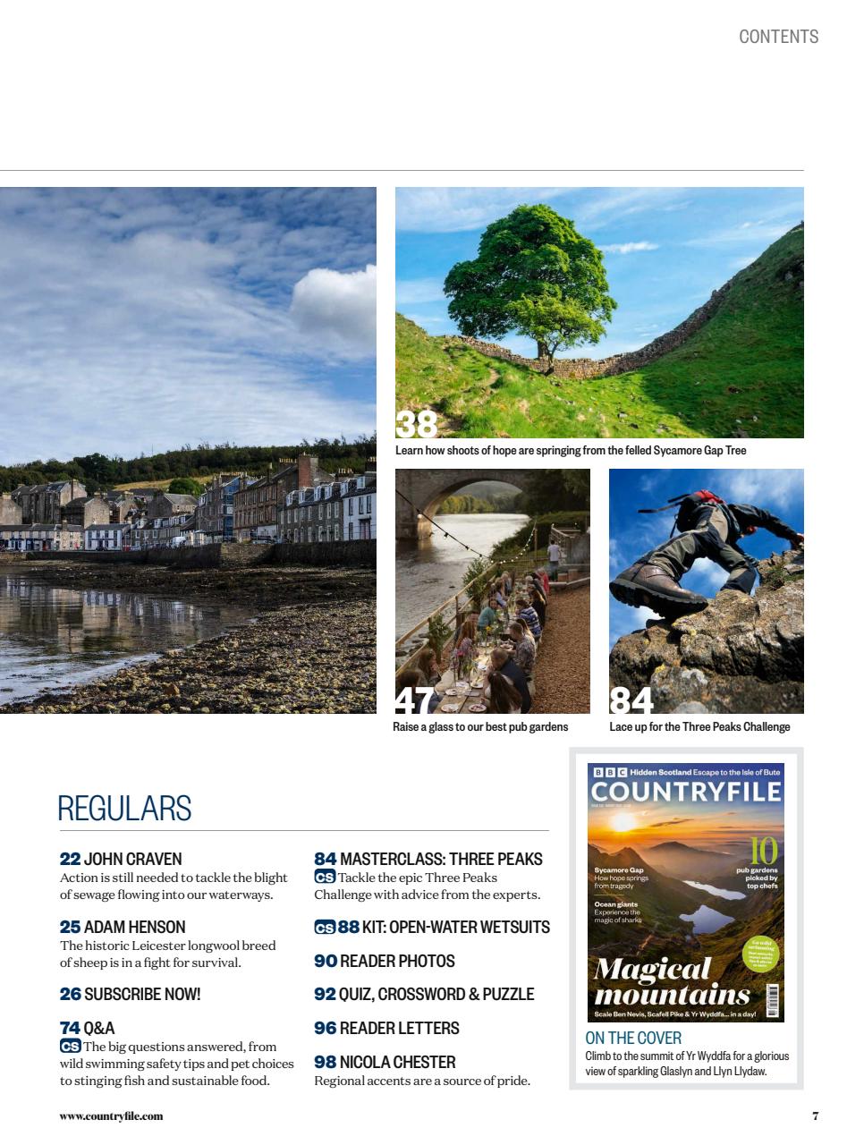 BBC Countryfile Magazine Preview Pages