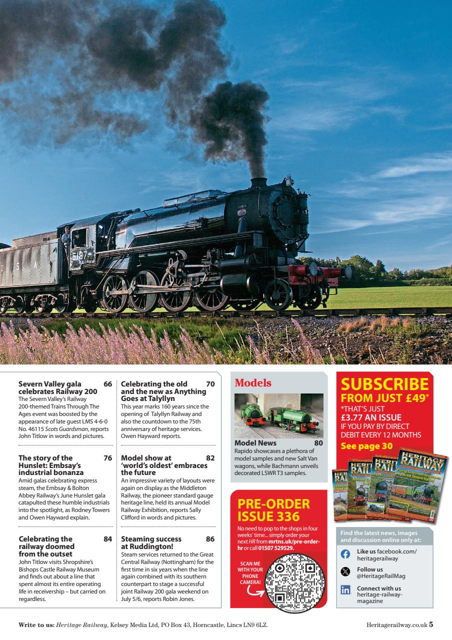 Heritage Railway Preview Pages