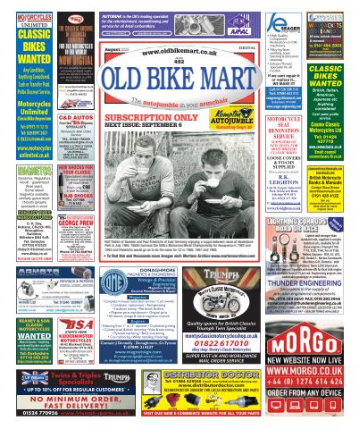 Old Bike Mart issue August 2025