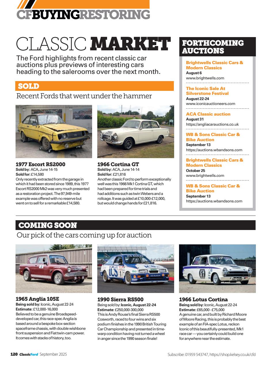 Classic Ford Preview Pages