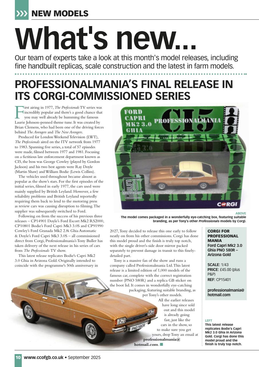 Diecast Collector Preview Pages