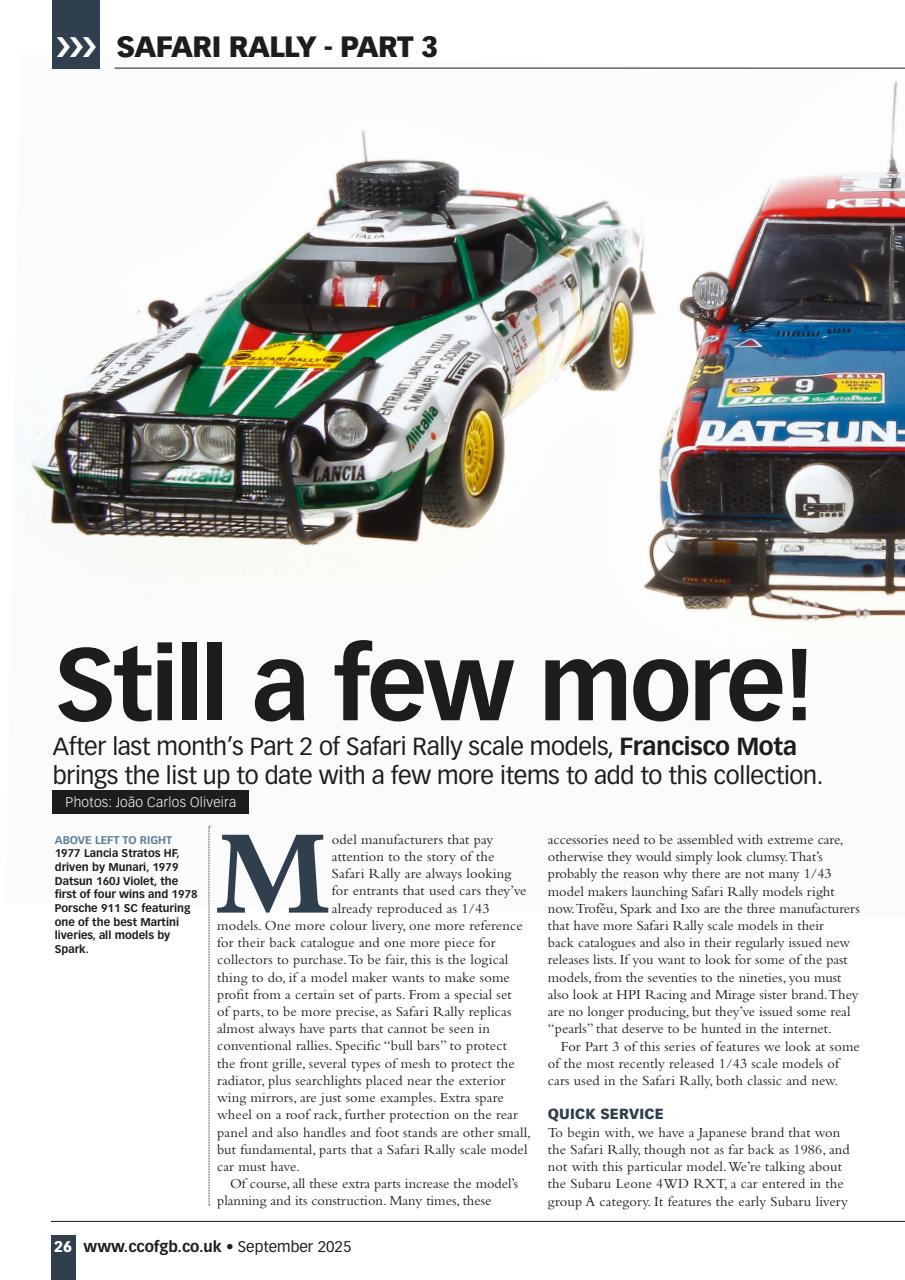 Diecast Collector Preview Pages