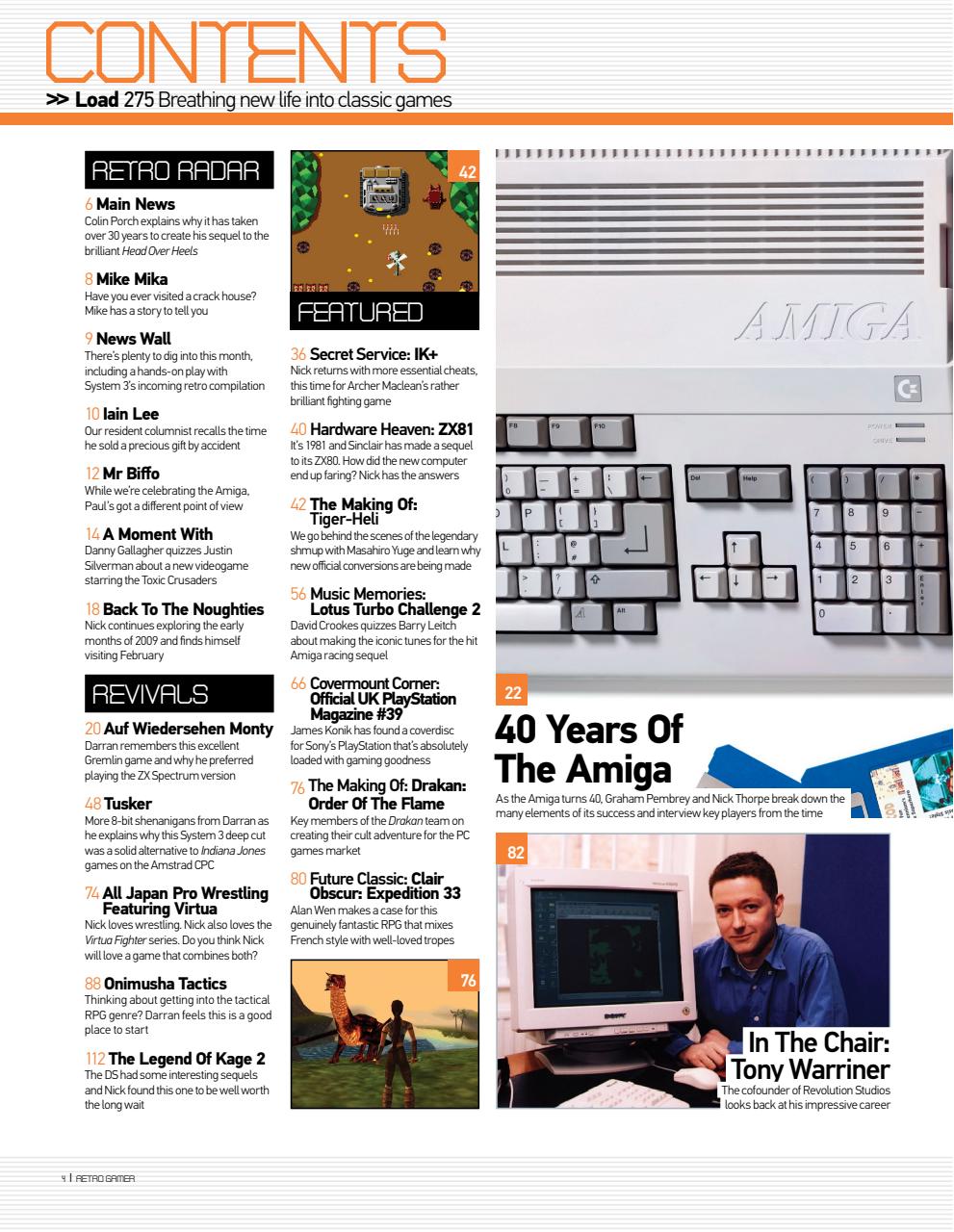 Retro Gamer Preview Pages