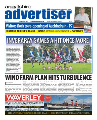 Argyllshire Advertiser issue Friday, July 25, 2025