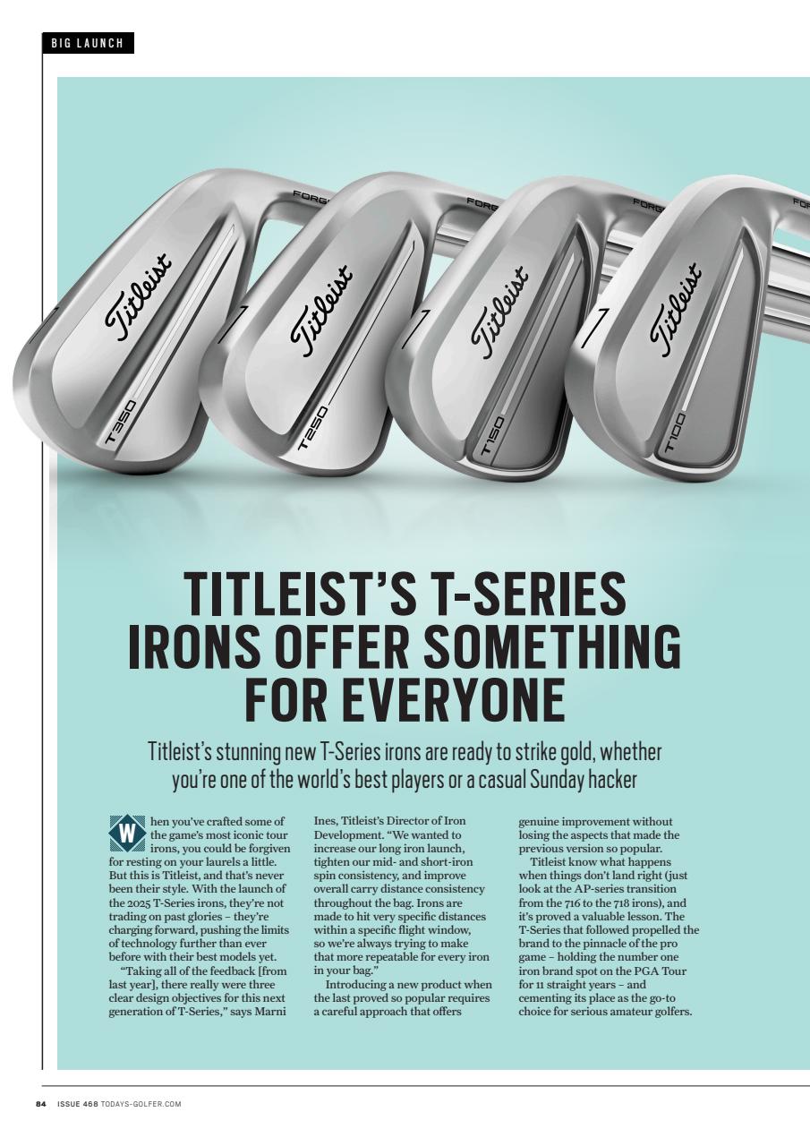 Today's Golfer Preview Pages