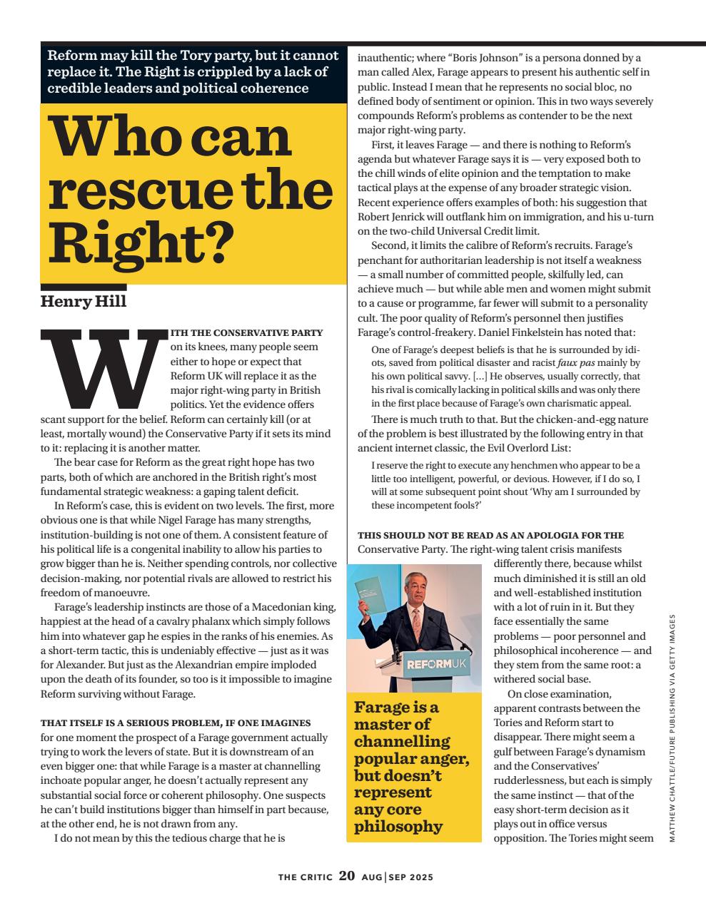 The Critic Preview Pages