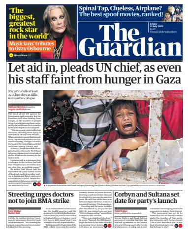 Friday, 25 July 2025 issue Friday, 25 July 2025