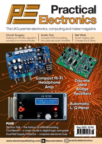 Practical Electronics issue September 2025