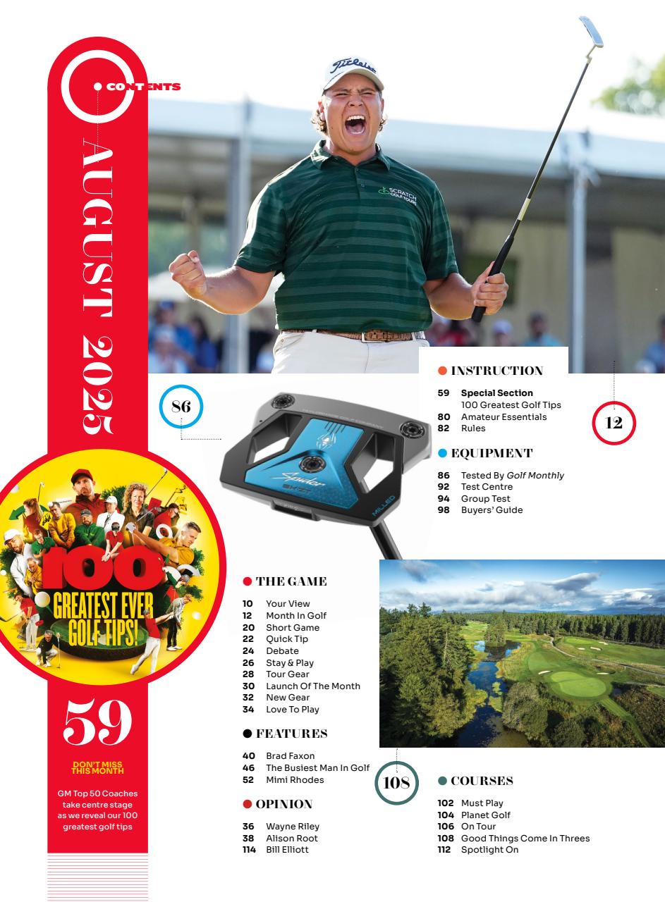 Golf Monthly Preview Pages