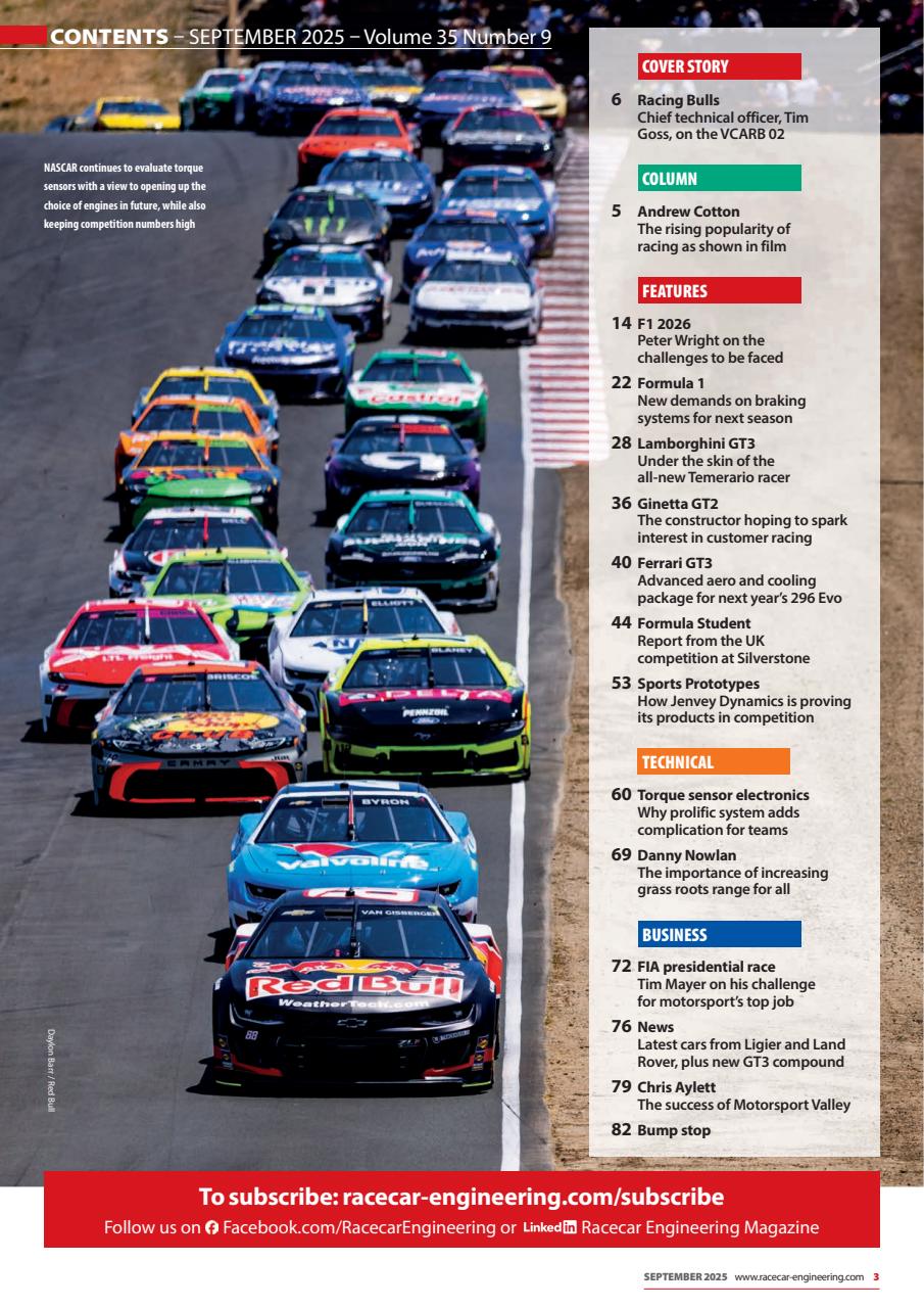 Racecar Engineering Preview Pages