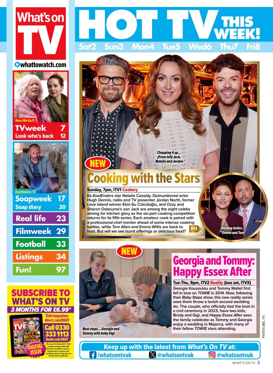 What's on TV Preview Pages
