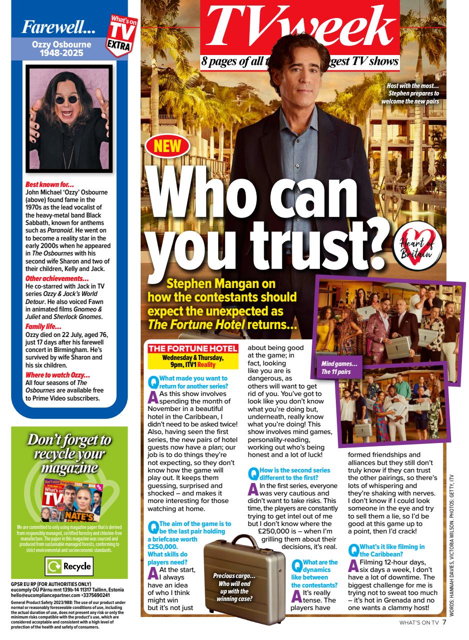 What's on TV Preview Pages
