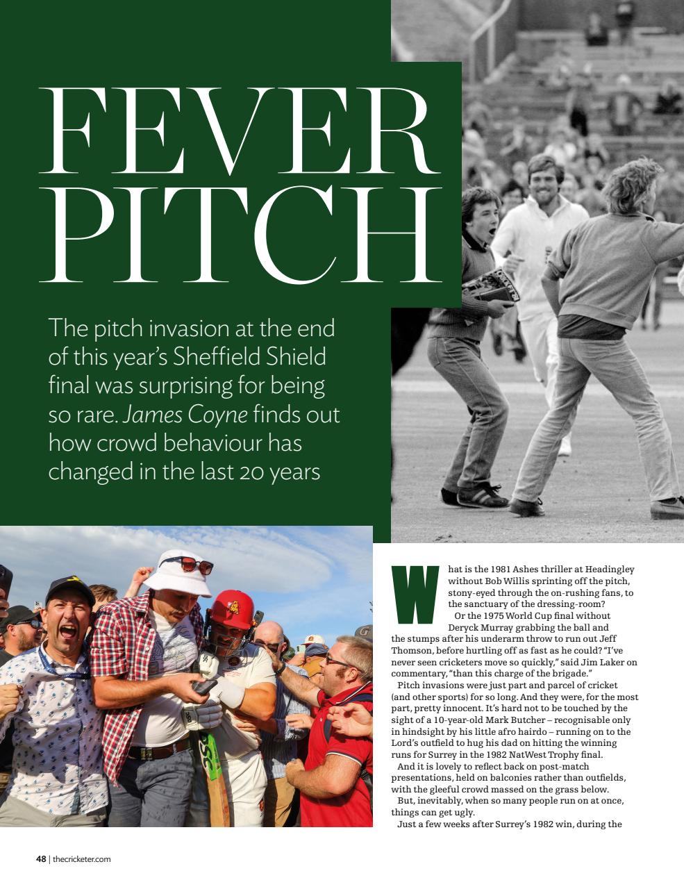 The Cricketer Magazine Preview Pages