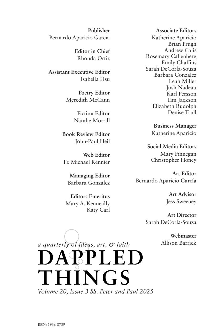 Dappled Things Preview Pages