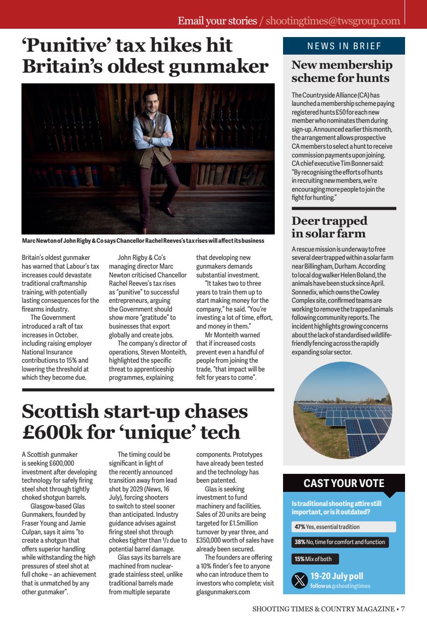 Shooting Times & Country Preview Pages