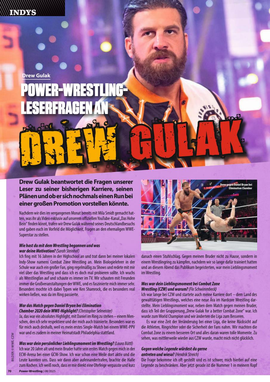 Power-Wrestling Preview Pages