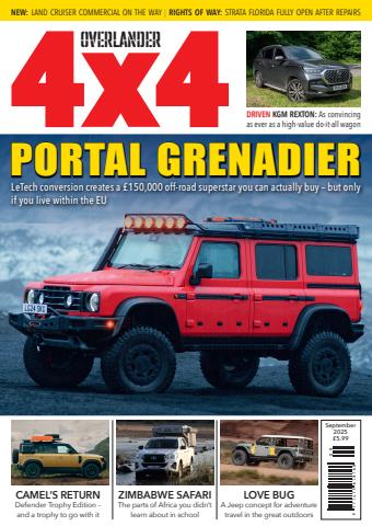 Overlander 4X4 issue September 2025