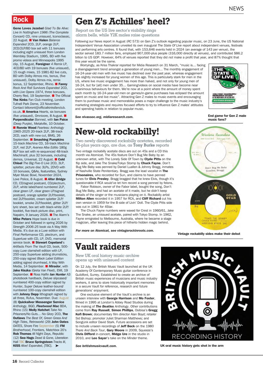 Record Collector Preview Pages