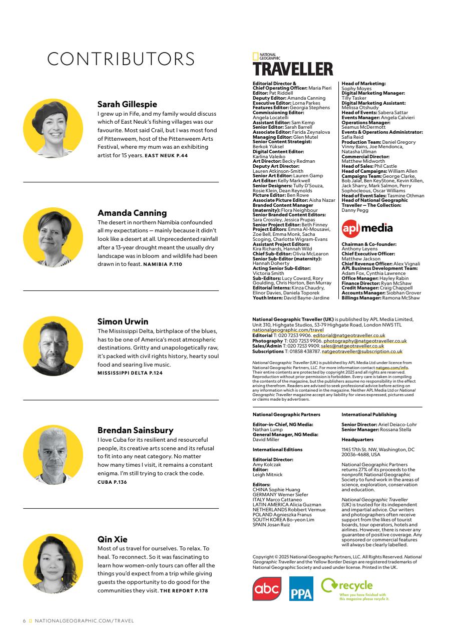 National Geographic Traveller UK Preview Pages