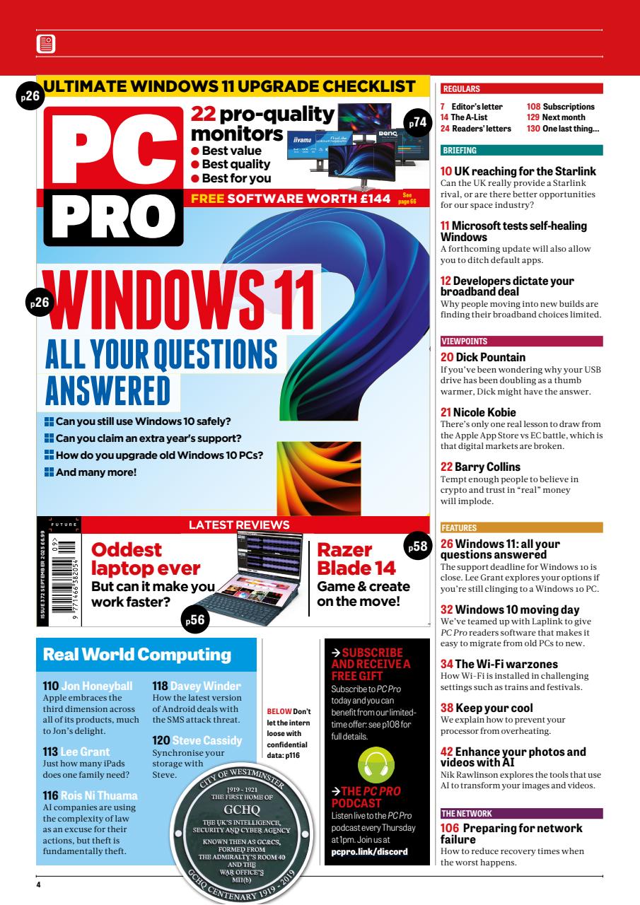 PC Pro Preview Pages