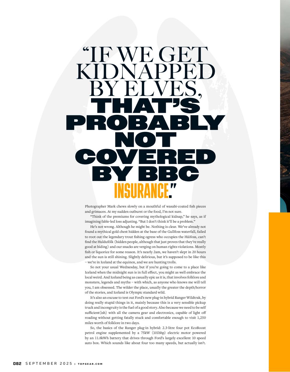 BBC Top Gear Magazine Preview Pages