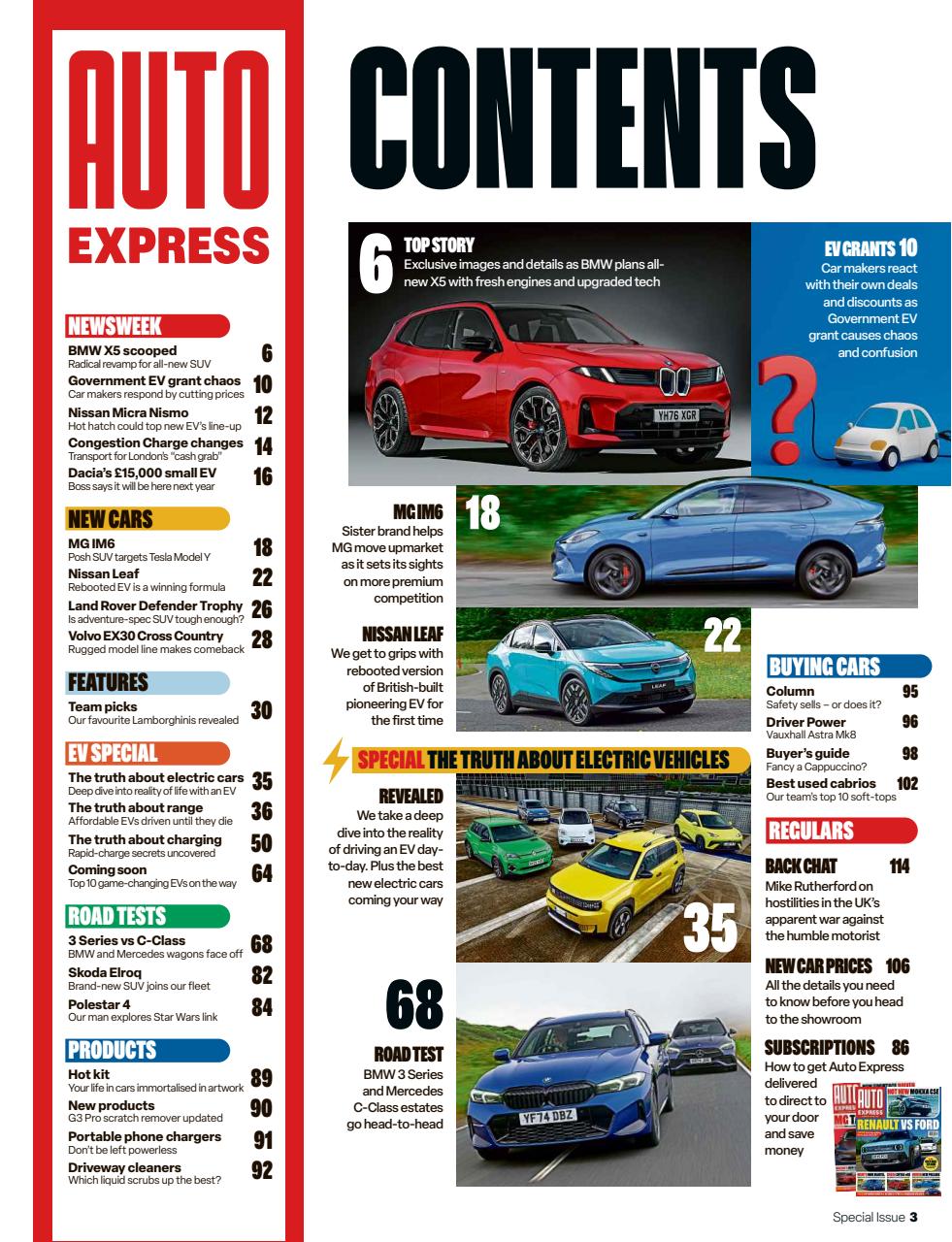 Auto Express Preview Pages