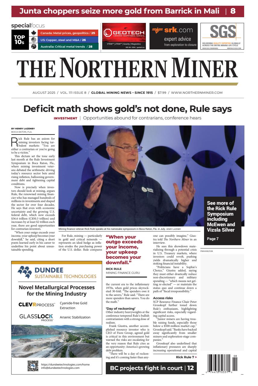 The Northern Miner Preview Pages
