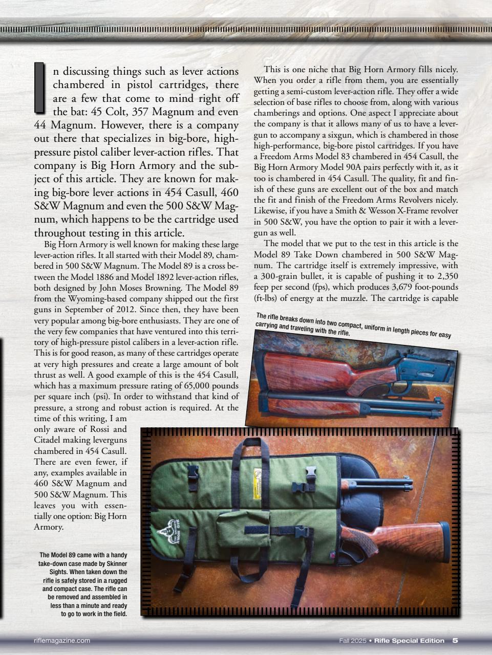 Rifle Preview Pages