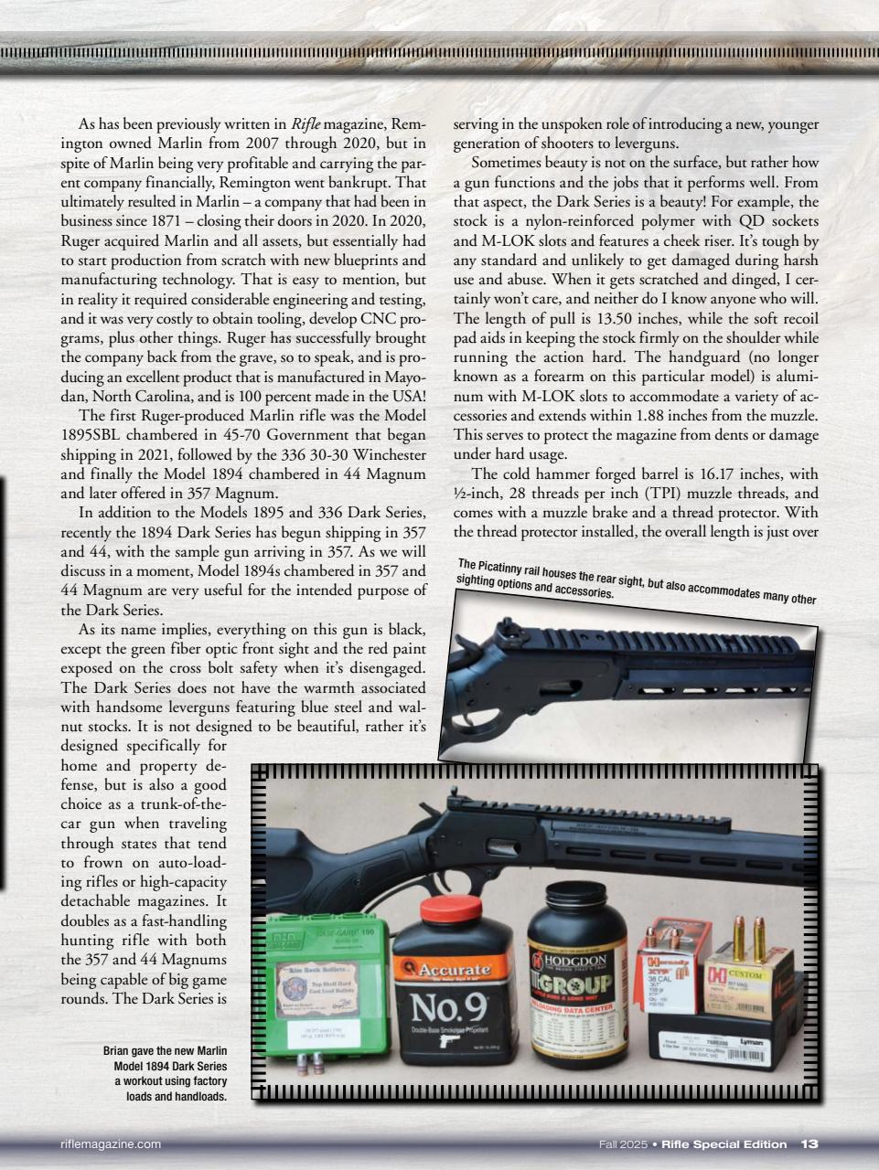 Rifle Preview Pages
