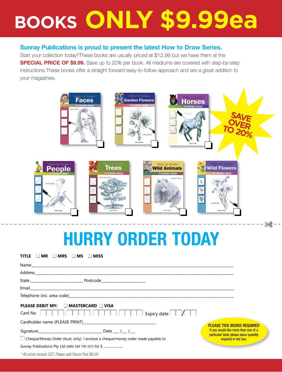 Australian Drawing and Inspiration Preview Pages