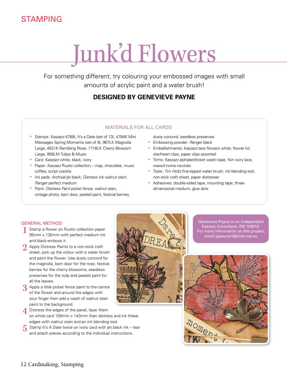 Australian Cardmaking Stamping and Papercraft Preview Pages