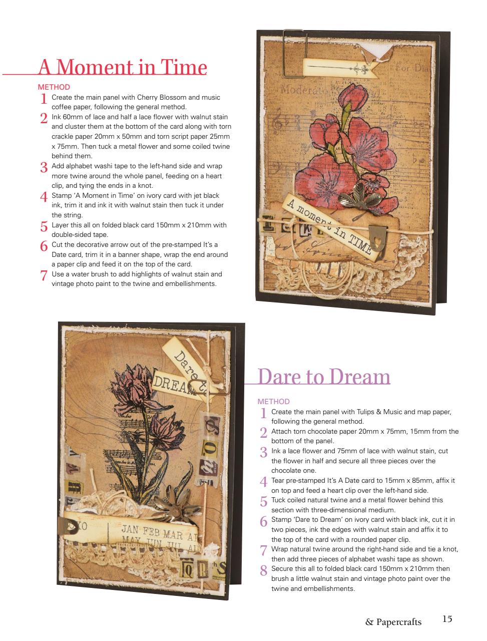 Australian Cardmaking Stamping and Papercraft Preview Pages