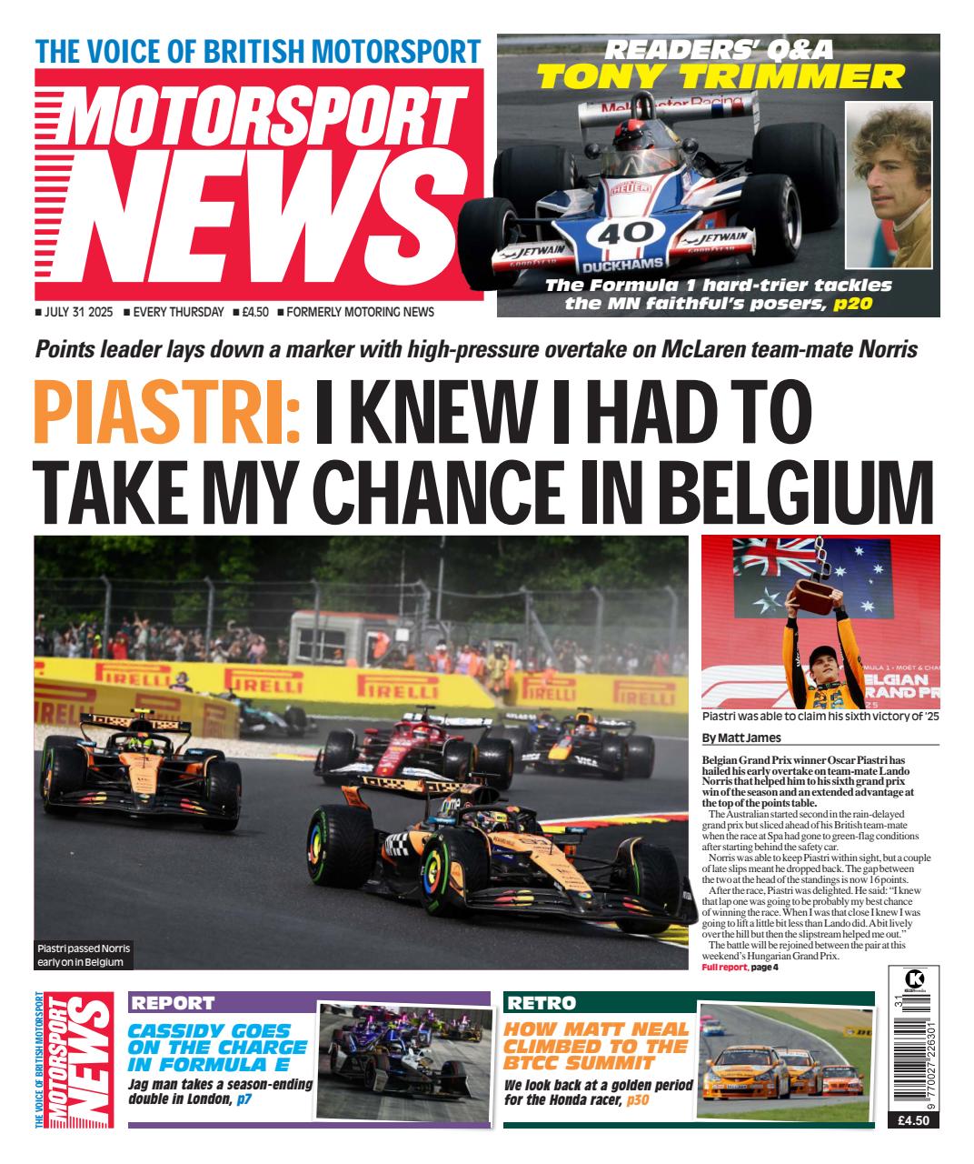 Motorsport News Preview Pages