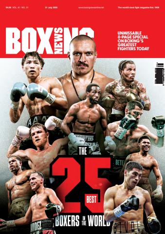 Boxing News issue July 31 2025
