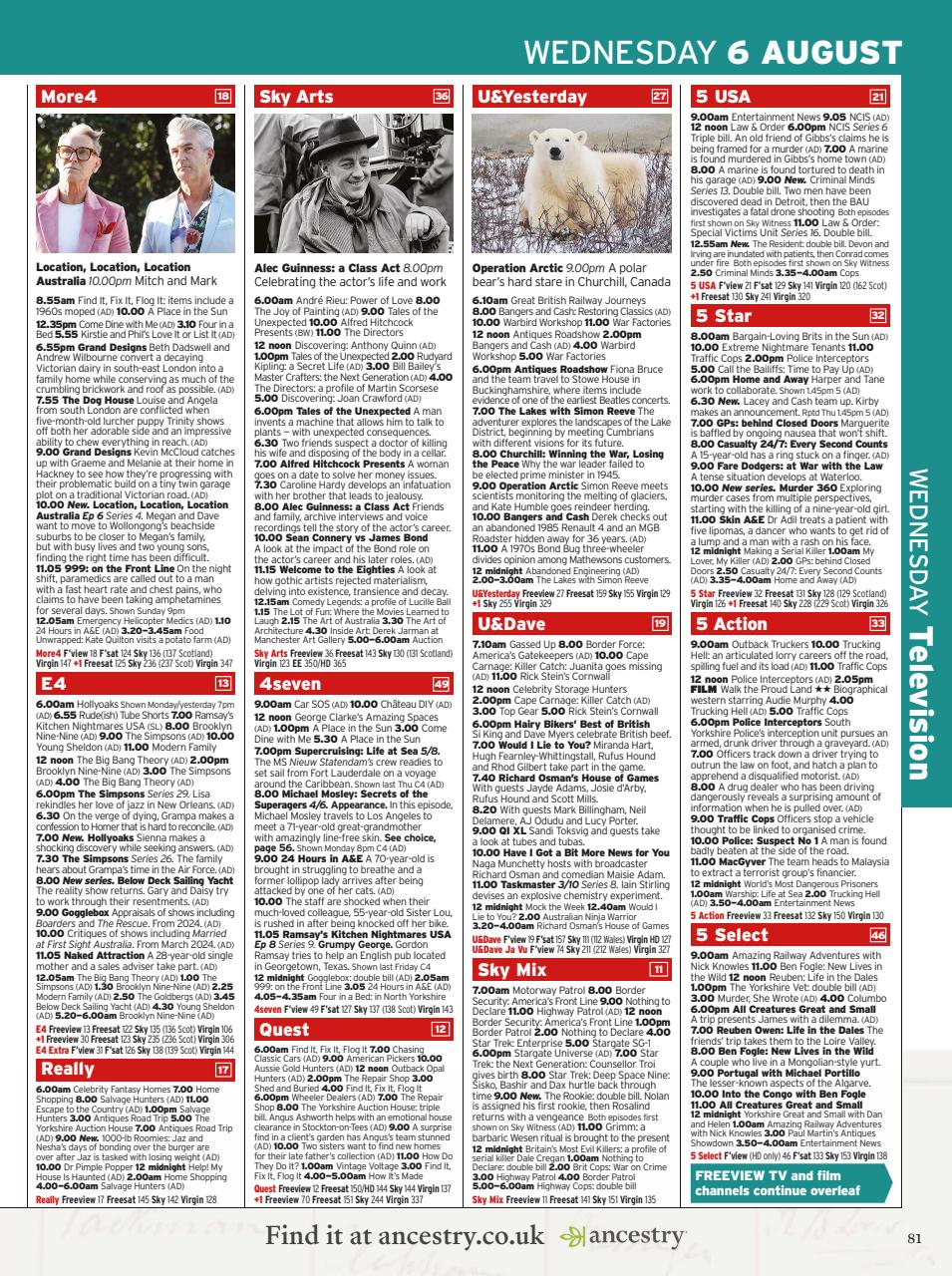 Radio Times Preview Pages