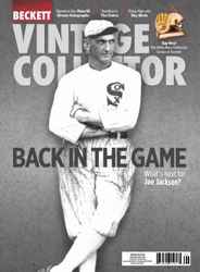 Beckett Vintage Collector Magazine Complete Your Collection Cover 1