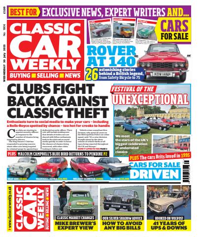 Classic Car Weekly issue 30-Jul-2025