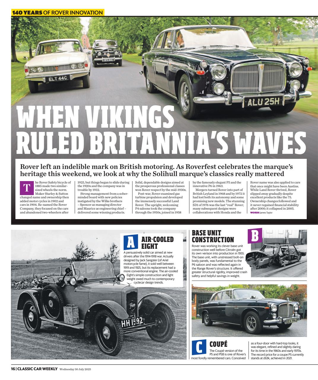 Classic Car Weekly Preview Pages