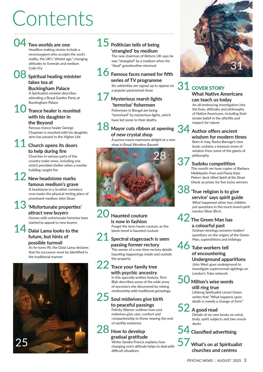 Psychic News Preview Pages