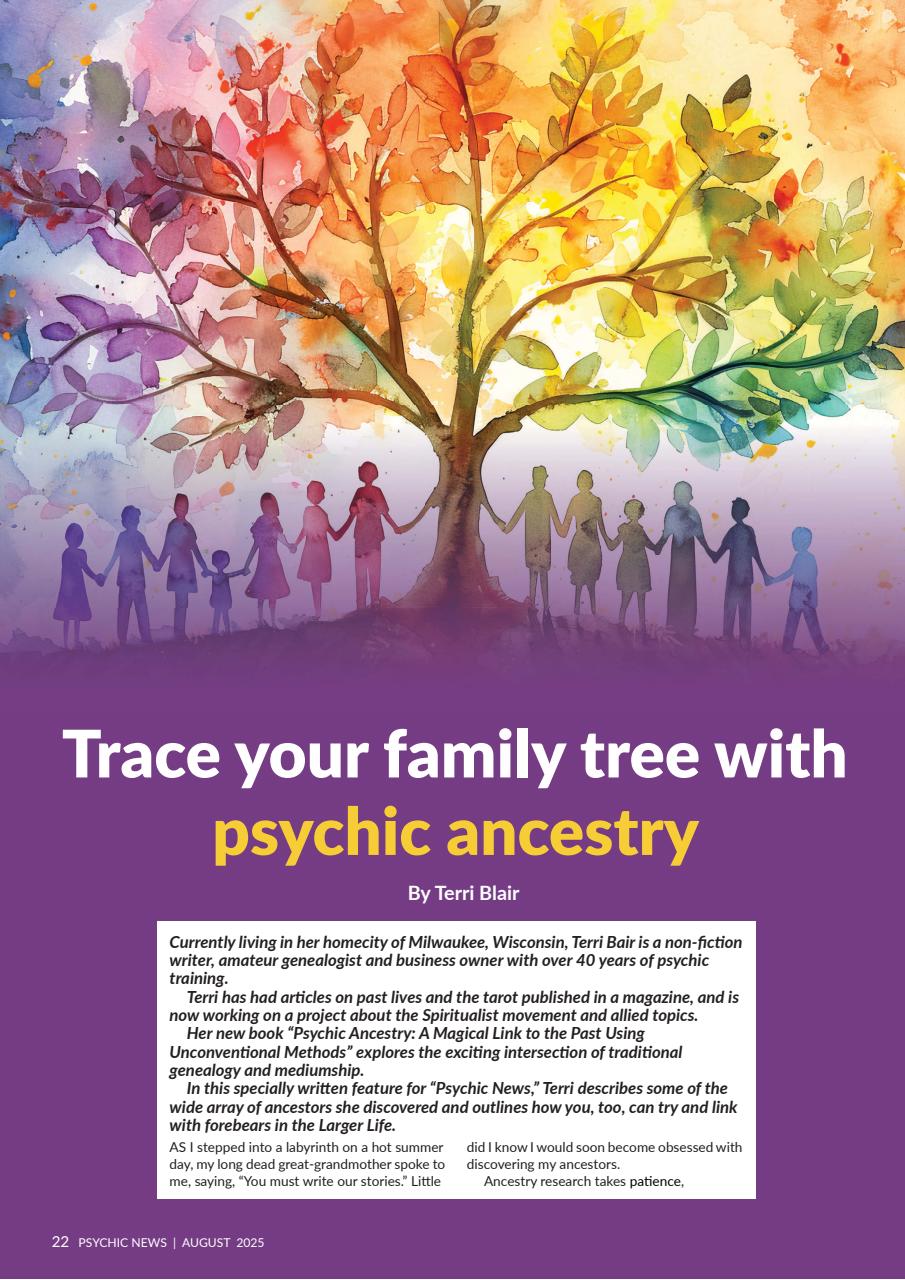 Psychic News Preview Pages