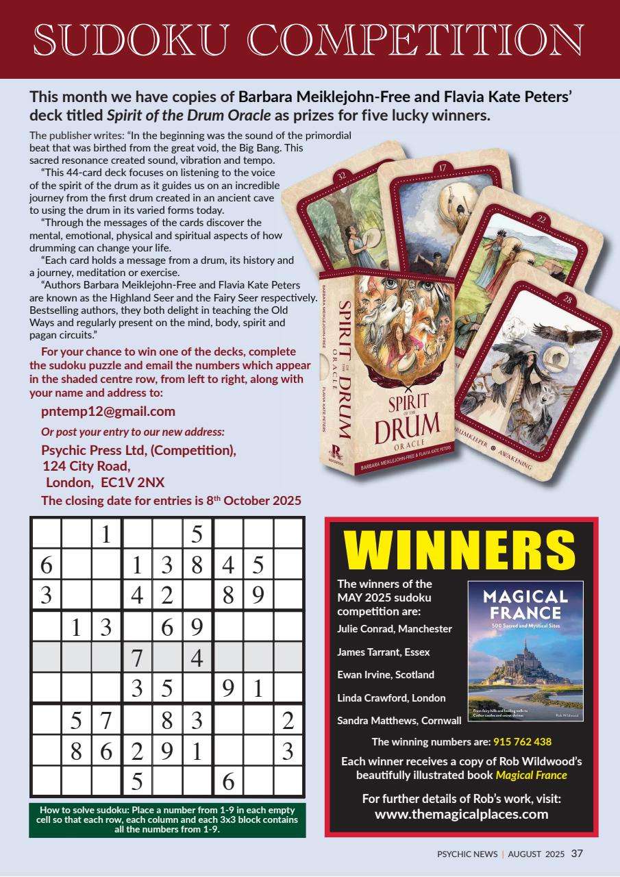 Psychic News Preview Pages