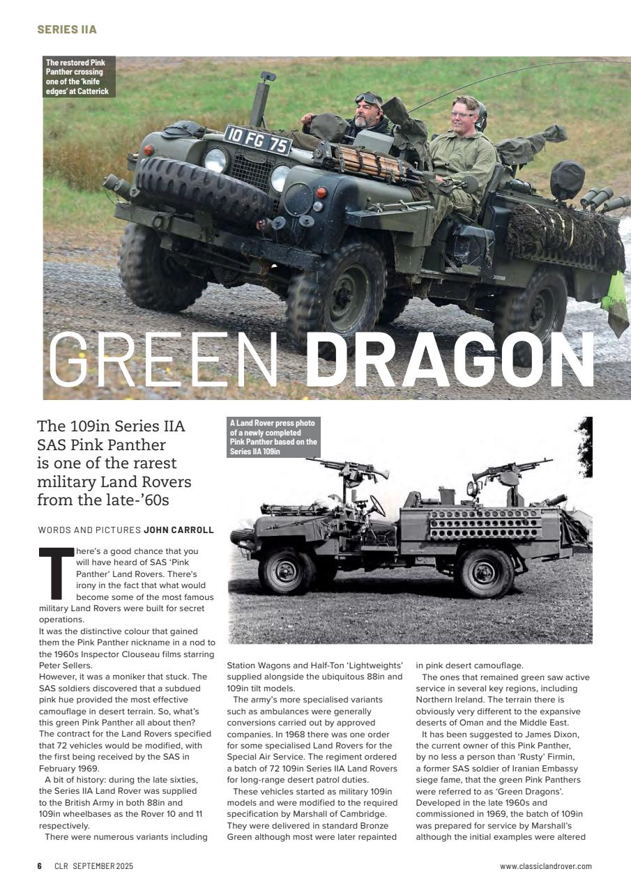 Classic Land Rover Magazine Preview Pages