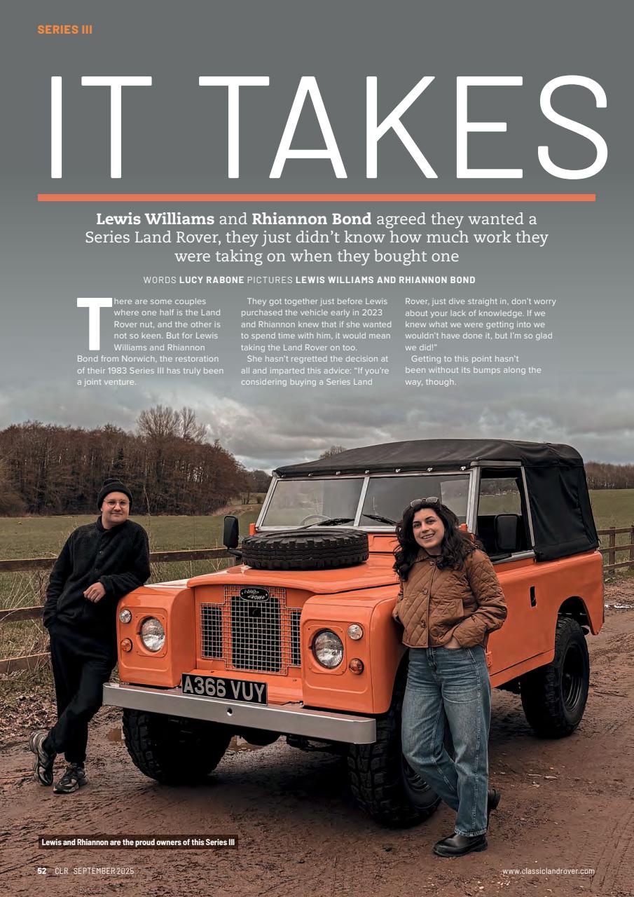 Classic Land Rover Magazine Preview Pages
