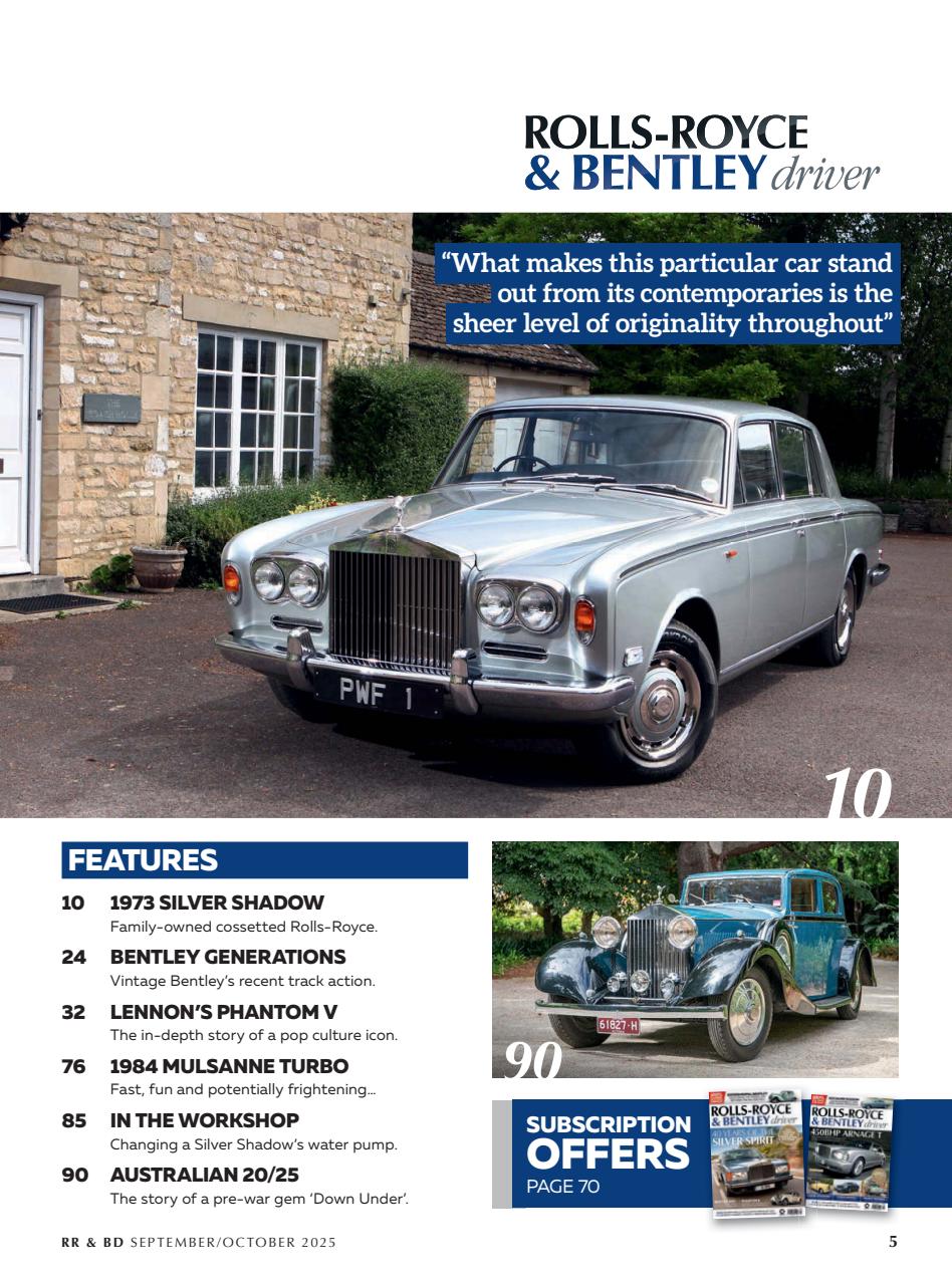 Rolls-Royce & Bentley Driver Preview Pages